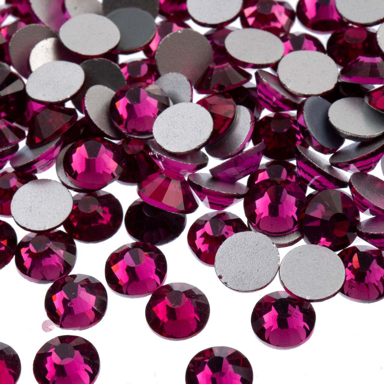 John Bead Crystal Lane SS30 Glass Round Flatback Rhinestones, 72ct.